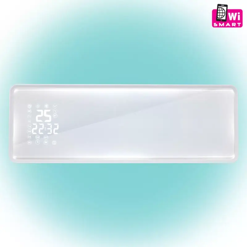 Home FKF 54203 fali smart elektromos ventilátoros fűtőtest, 1000W/2000W, távirányító, üveg előlap, fehér Akció