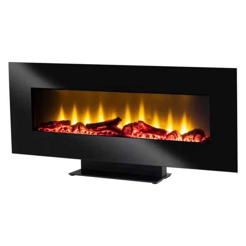 Rendeld meg most Home FKK 24 falra szerelhető vagy talpra állítható elektromos látványkandalló, 900W/1800W, heti program, távirányító, fekete