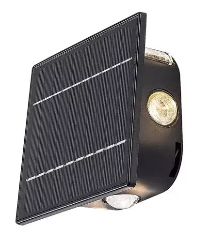 Bestseller Rábalux 77034 Emmen Kültéri lámpa Napelemes lámpa fekete, átlátszó LED 0,5, változtatható, IP54