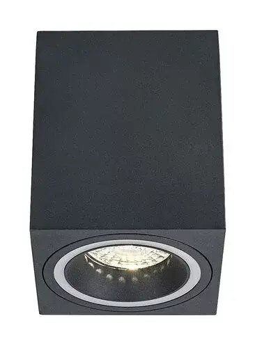 Outlet Rábalux 71164 Kobald Beltéri lámpa Ráépíthető és Beépíthető lámpa szürke, fehér GU10 1X MAX 25, IP20