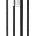 Rábalux 77087 ZernestKültéri lámpa Kültéri állólámpa fekete, átlátszó E27 1x MAX 15, IP54 Outlet