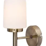 Nézd meg most Rábalux 71060 Zenkai Beltéri lámpa Fali lámpa bronz, fehér E14 1X MAX 10, IP44