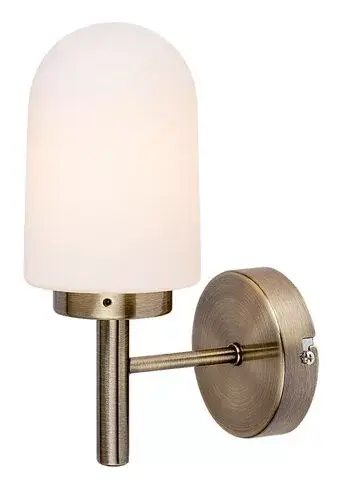 Nézd meg most Rábalux 71060 Zenkai Beltéri lámpa Fali lámpa bronz, fehér E14 1X MAX 10, IP44