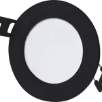 Alacsony ár Rábalux 71224 Shaun2 Beltéri lámpa Ráépíthető és Beépíthető lámpa fekete, fehér LED 3, meleg fehér (2700-3000K), IP20
