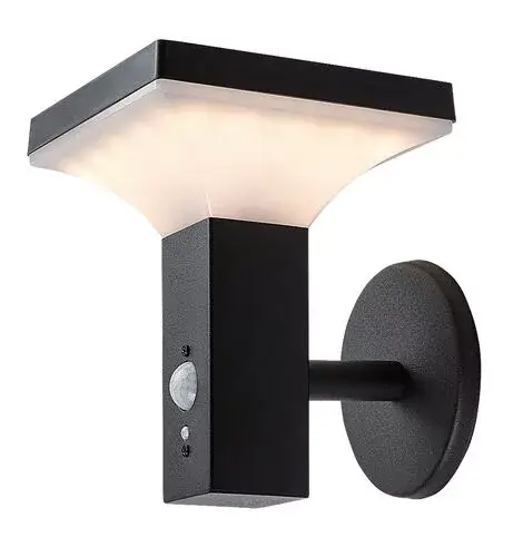 Rábalux 77044 Geleen Kültéri lámpa Napelemes lámpa fekete, fehér LED 4, meleg fehér (2700-3000K), IP44 Olcsóbb