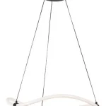 Rábalux 72253 Serena Beltéri lámpa Függeszték fekete, fehér LED 34, természetes fehér (3500-5000 K), IP20 Népszerű