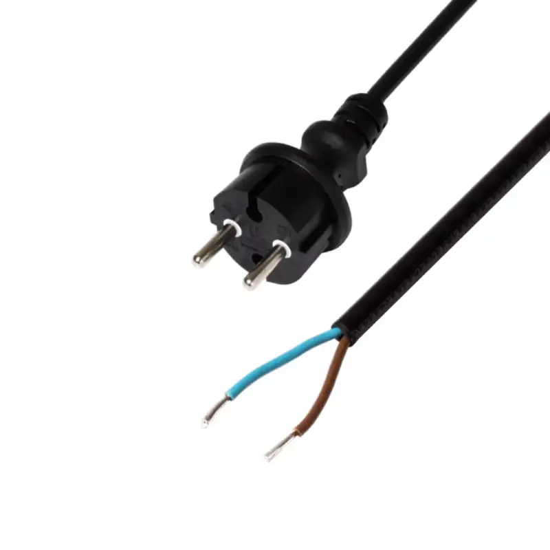 Akciós ár Home N 10-5/1,0 hálózati csatlakozókábel, 5 m, H05RN-F 2 x 1,0 mm2 gumikábel,IP44 védettség, max.2300W, fekete