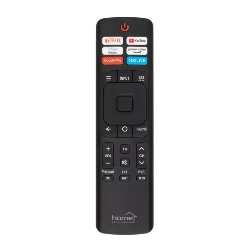 Akciós ár Home URCHIS távirányító, HiSense okos TV készülékekhez, előre kódolt, 2 x 1,5 V (AAA) elem