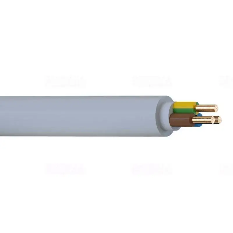 Szuper akció MB-CU kábel 3x4mm2 szürke PVC köpenyes tömör réz erű 300/500V NYM-j (MBCU)