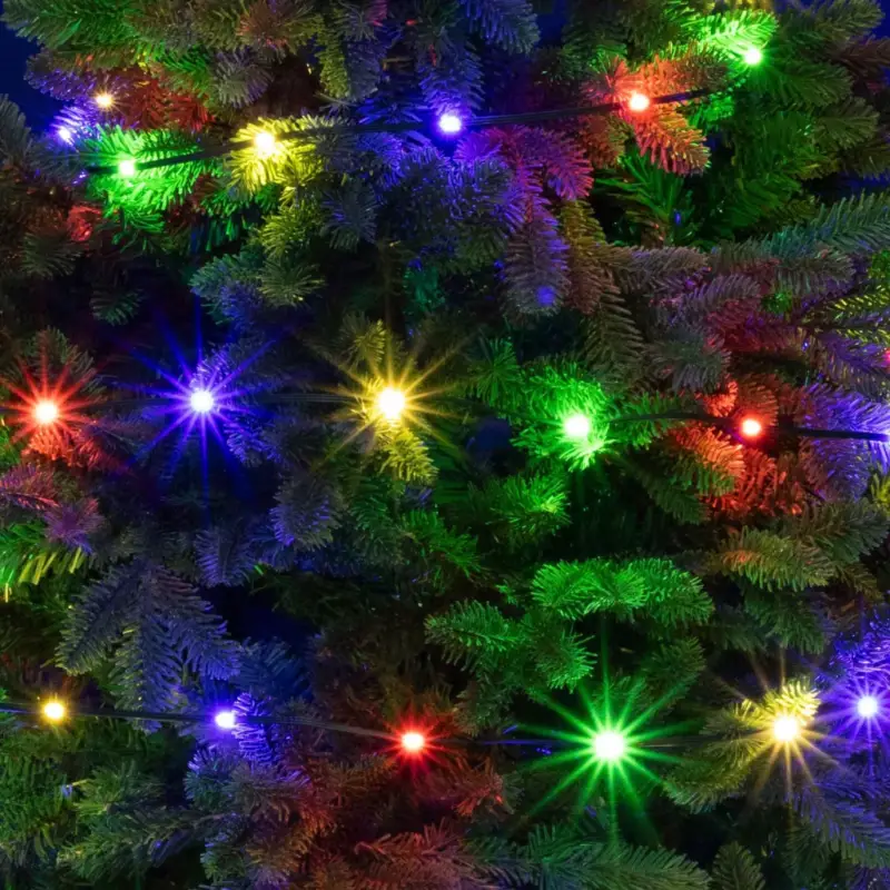 Újdonság Home LED158DM DOT LED-es fényfüzér, kül- és beltéri kivitel, 150 db színes LED, 8 világítási mód, 15 m füzérhossz