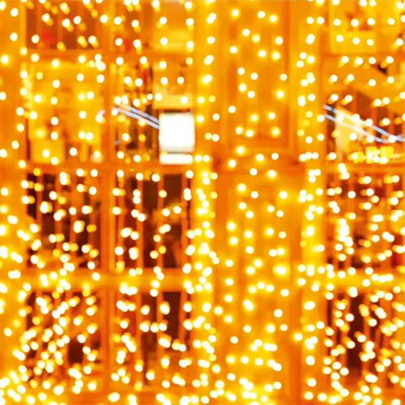 Gyors kiszállítás Home KAF200DWW DOT LED-es fényfüggöny, kül- és beltéri kivitel, 200db melegfehér LED, 2m x 2 m, választható ismétlődő időzítés