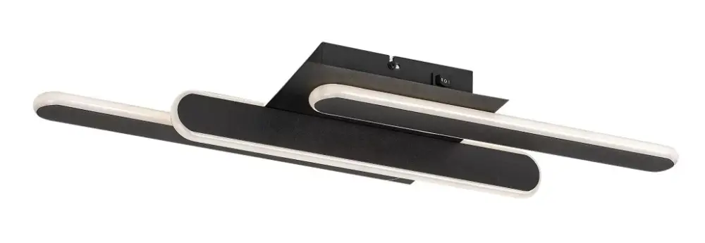 Rábalux RBL71051 Sindri Beltéri lámpa Mennyezeti lámpa fekete, fehér LED 18 IP20 Vásárlói kedvenc