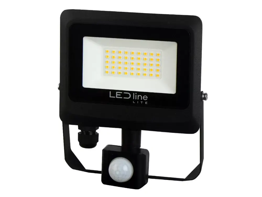 Legkelendőbb LEDline LITE Floodlight PHOTON Reflektor 30W 4000K 3000lm mozgásérzékelővel IP65 LL-203532 LL-203532 LED line