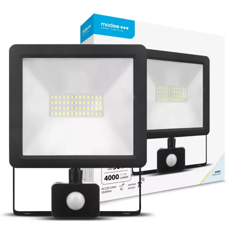 Kihagyhatatlan ajánlat Modee Lighting LED Reflektor A-series + Sensor 50W 120° 6000K (4000 lumen)