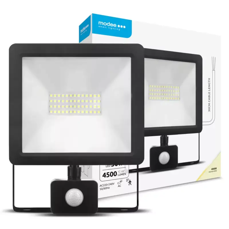 Modee Lighting LED Reflektor A2-series + Sensor 50W 120° 4000K (4500 lumen) ERP Végkiárusítás