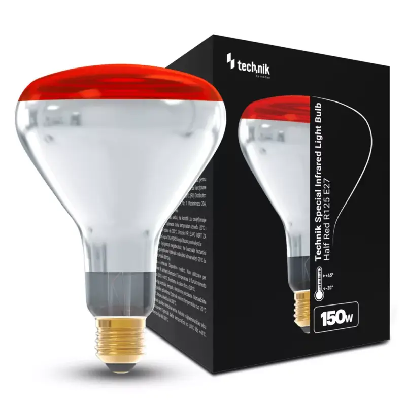 Biztonságos vásárlás Technik Special Light Infra Fél Piros R125 150W E27