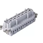 Végkiárusítás TP Electric Ipari nehézcsatlakozó, dugó betét, 24x16A/500V/24P+F 24-2416-200-01