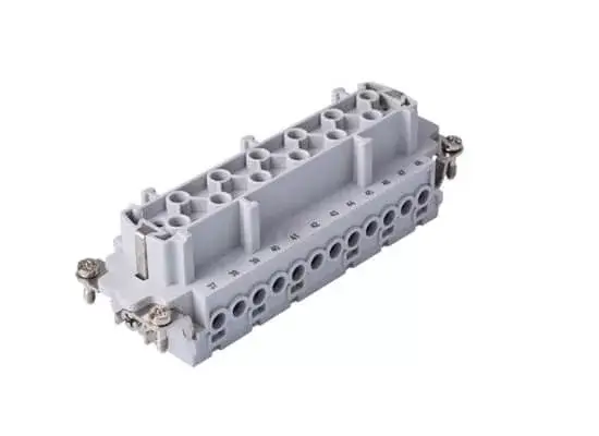 Végkiárusítás TP Electric Ipari nehézcsatlakozó, dugó betét, 24x16A/500V/24P+F 24-2416-200-01