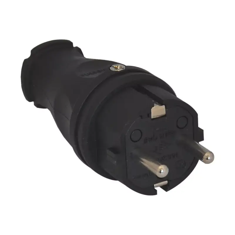 Legkelendőbb TP Electric Gumi dugvilla 16A fekete (40db/doboz, 2db/cs) 3101-301-0300