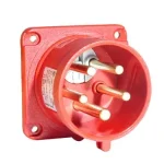 TP Electric 5x16A - Fázisváltó dugvilla beépíthető egyenes (IP44) 75x75mm3105-354-1600 Szezonális akció