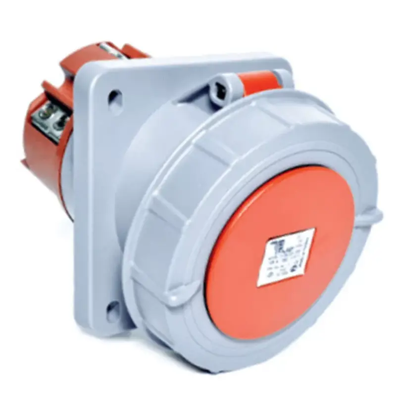 Szuper akció TP Electric 4x125A - Beépíthető dugalj (ferde), 114x114 alap (IP67), csavaros bekötéssel 3137-309-1600