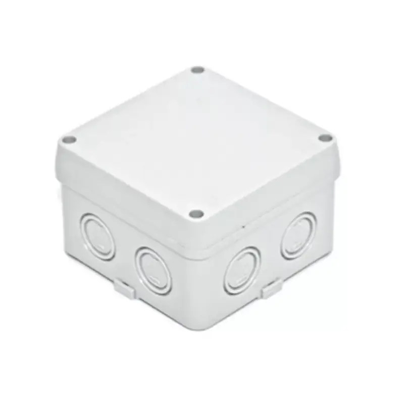 Végkiárusítás TP Electric Kötődoboz 110x110x70 IP67 perforált oldalfalú, teli tető, 8db kikönnyítés 3310-213-0600