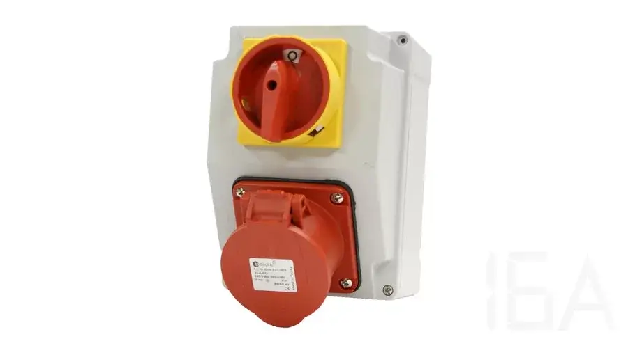 TP Electric Szerelt ipari doboz 120×170mm IP44 3 fázisú (75x75) aljzat 5x32A 1db+kapcsoló 32A 1db 3317-000-7001H Biztonságos vásárlás