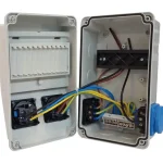 Gyors szállítás TP Electric Ipari doboz szerelt 130x220 2x(2P+F) előlapon + 2x(2P+F) oldalsó IP44 VEZETÉKELVE(3318-202-0000) 3318-111-0004