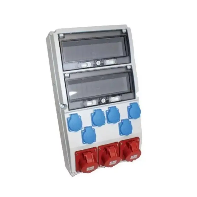 Exkluzív ajánlat TP Electric Ipari doboz szerelt 300x540mm,IP44,6x(2P+F) + 3x(5P16A), 2x13modul 3321-600-0503