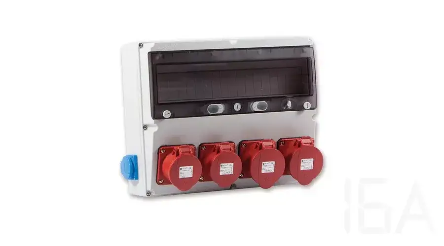 Akció TP Electric Szerelt ipari doboz 360×300mm 18modul2x(5×16A)+2x(5×32A)+2x(2P+F) 3323-002-5272
