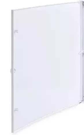 Tehnoplast Csere ajtó süllyesztett és falon kívüli elosztó dobozhoz, CW sorozat, 3x18 modul, fehér THP-AJTO-FEH-3X18C Biztonságos fizetés