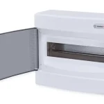 Tehnoplast Falon kívüli kiselosztó doboz, C sorozat, 12modulos, átlátszó ajtó-1soros, 287x236x112 mm, IP40 THP-N12C Legjobb ár