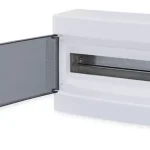 Tehnoplast Falon kívüli kiselosztó doboz, C sorozat, 18 modulos, átlátszó ajtó-1soros, 396x236x112 mm, IP40 THP-N18C Szuper ajánlat