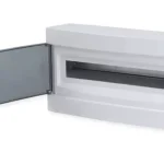 Tehnoplast Falon kívüli kiselosztó doboz, C sorozat, 24 modulos, átlátszó ajtó, 1soros, 501x233x98 mm, IP40 THP-N1x24C Végkiárusítás