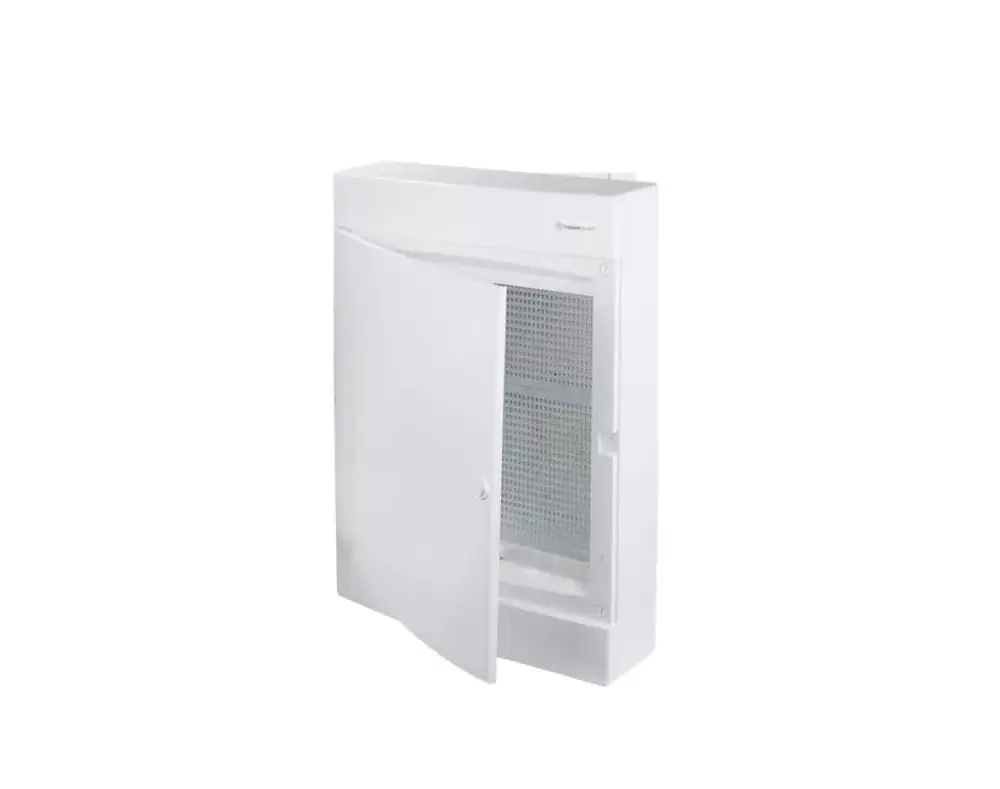 Újdonság Tehnoplast Falon kívüli elosztódoboz C-MEDIA-IT, fehér, 3 soros, 3x18 modulos, IP40, fehér ajtóval, 850*C iz THP-N3x18CW-IT