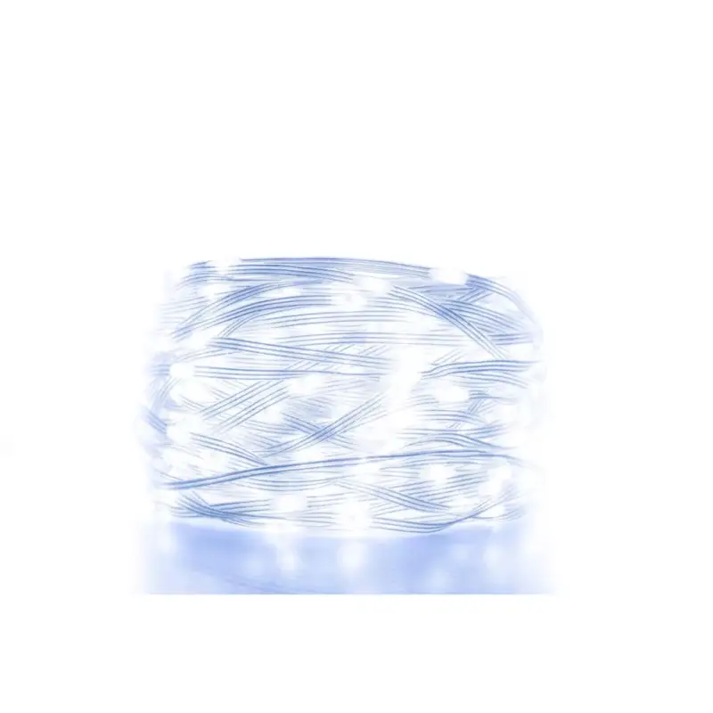 Outlet Home KKL512DWH DOT LED-es fényfüzér, 500db hidegfehér LED, 35m hosszú, 8+4 funkció, átlátszó vezeték, adapteres tápellátás, beltéri kivitel