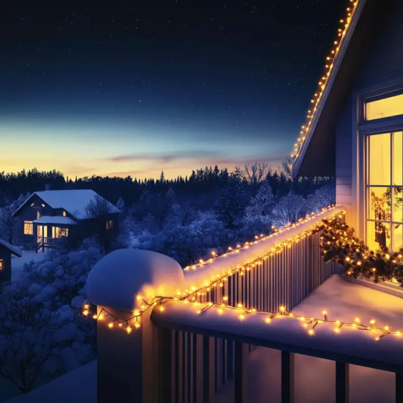 Korlátozott ajánlat HOME KSIW200WW sorolható fényfüzér, 20 méter , 200db melegfehér LED, fehér vezeték, kül- és beltéri kivitel
