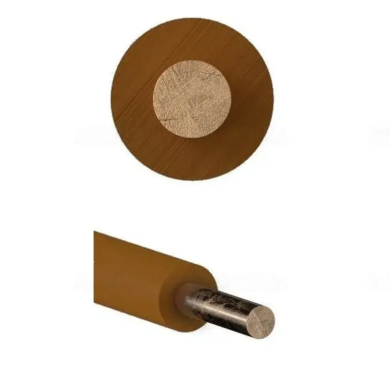 MCU vezeték 1x1,5mm2 barna PVC szigetelésű tömör réz erű M-Cu H07V-U (MCU) Gyors kiszállítás