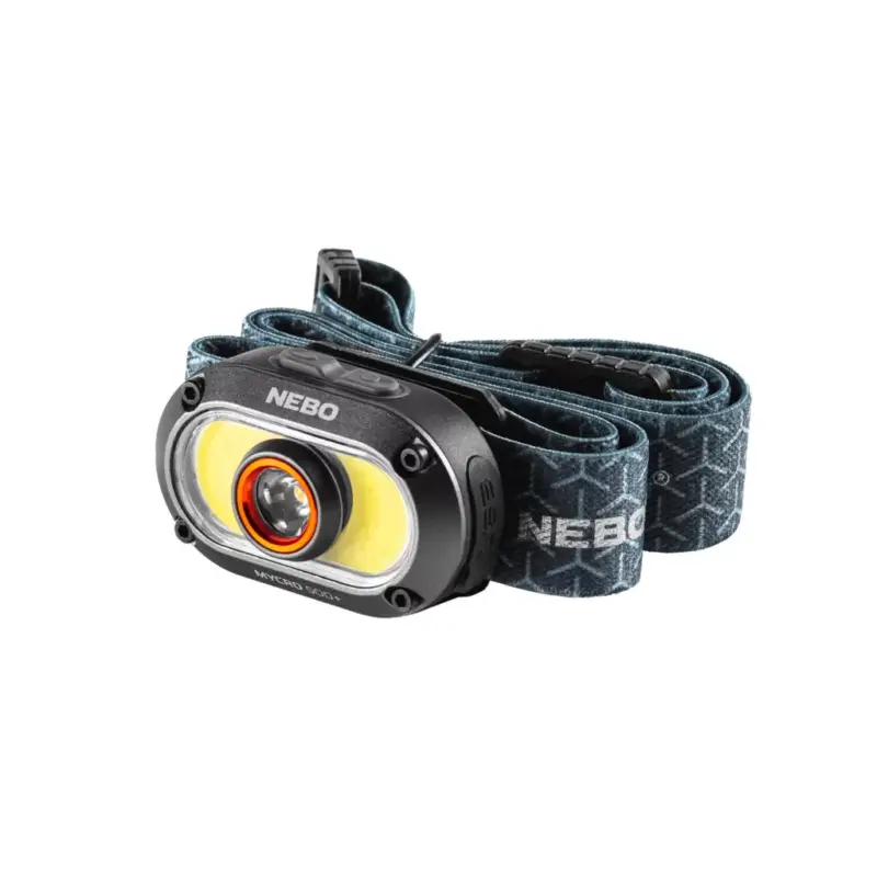 Kiárusítás NEBO NEB-HLP-1005-G MYCRO 500 fejlámpa, 500-30 lumen, újratölthető, IPX4, állítható dőlésszög