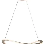 Rábalux 72281 Kallira Beltéri lámpa, Függeszték, arany-fehér LED 40, IP20 Bestseller