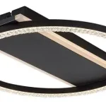 Prémium Rábalux 71369 Kerstin Beltéri lámpa, Mennyezeti lámpa, fekete-fehér LED 24, IP20