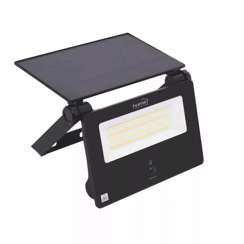 HOME FLP1801SOLAR napelemes LED reflektor, 80 db SMD LED, 1800 lumen, 3 féle színhőmérséklet, mozgásérzékelő, távirányító, IP65 Biztonságos fizetés
