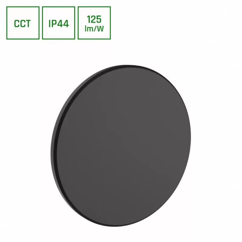 PIATTA 12W 230V IP44 CCT 180x47 mm fekete SLI003030CCT_PW SpectrumLED Újdonság