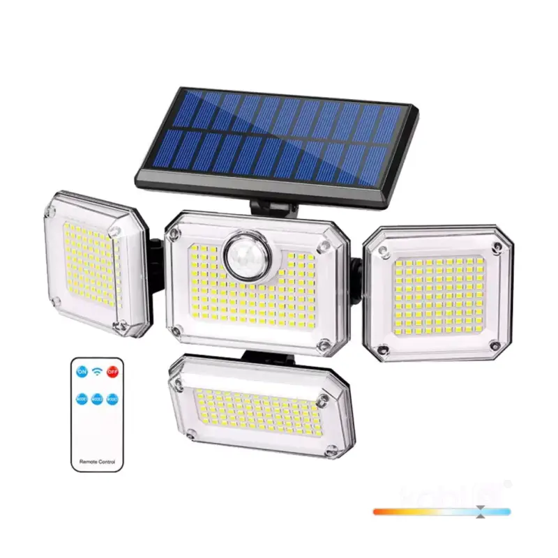 Azonnal elérhető GLOW G2 napelemes LED-reflektor, IP44, 2 W, Hideg fehér, fekete KOBI-003693 KOBI