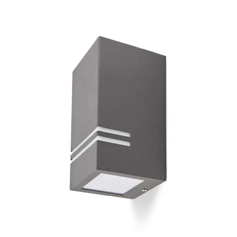 Vedd meg most Garden wall lamp QUAZAR 11 1xGU10 IP44 grey Kobi KOBI-002266 KOBI