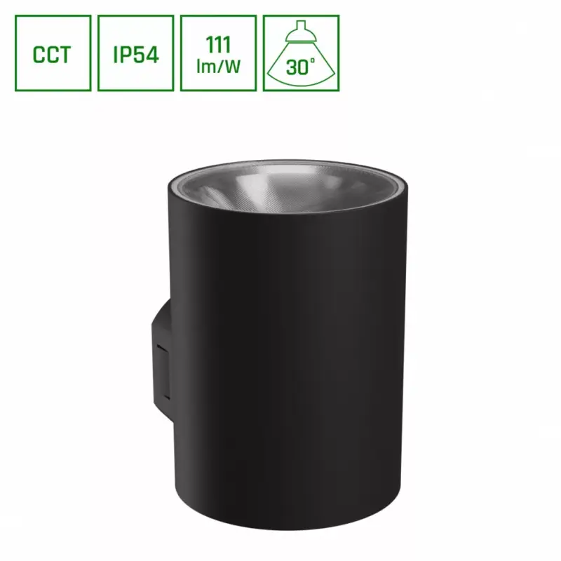 Exkluzív ajánlat TORRE 9W 230V IP54 CCT 99x78x117 mm kerek fekete SLI003021CCT_PW SpectrumLED