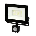 Korlátozott ajánlat LUMINO mozgásérzékelős LED-reflektor, 120°, IP44, 30 W, Természetes fehér, fekete LL-203372 LED line