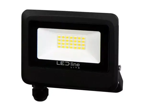 PHOTON LED-reflektor, 120°, IP65, 20 W, Természetes fehér, fekete LL-203518 SpectrumLED Alacsony ár