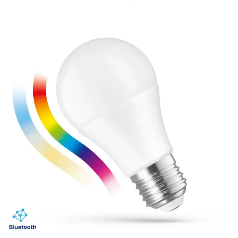 LED GLS A60 E-27 8,5W 230V RGBW+CCT+DIM BTM SPECTRUM SMART EASY SMART WOJ14628 SpectrumLED Rendeld meg most