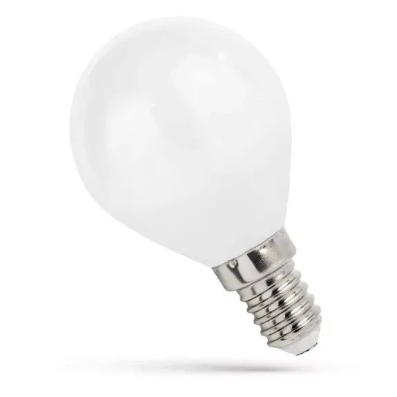 Biztonságos vásárlás E14 LED-fényforrás, 4 W, filament, Meleg fehér WW 2700K 400lm, WOJ14073 SpectrumLED